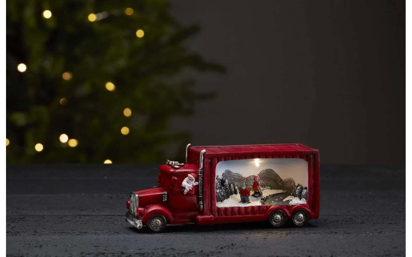 Julbyar Och Figurer|Batteri Julpynt Inomhus<Star Trading Merryville Lastbil