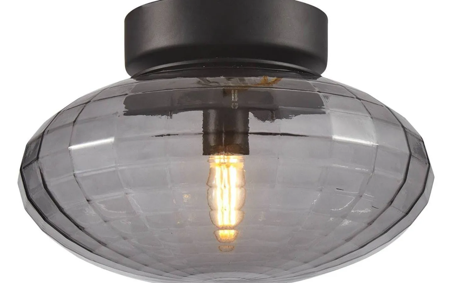 Halo Design Mesh Plafond Ø20cm Svart/Smoke* Plafonder