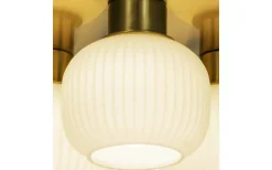 Badrum|Badrumslampor Tak<Aneta Messina Plafond 28cm Matt Mässing/Opal IP44