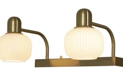 Badrum|Badrumslampor Vägg<Aneta Messina Skåpsbelysning 33cm Matt Mässing IP44