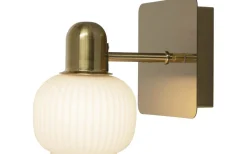 Badrum|Badrumslampor Vägg<Aneta Messina Vägglampa Mässing IP44