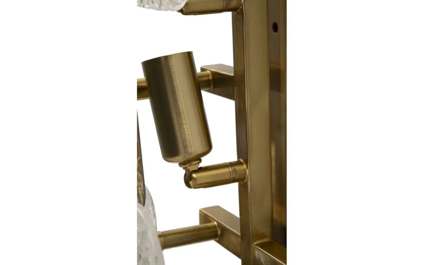 Metro Vägglampa Glas 76cm Guld