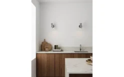 Läslampor<Design for the people MIB Vägglampa Krom