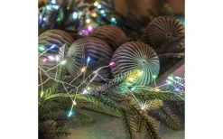 Konstsmide Microcluster Ljusslinga 3,6m RGB, Silver Inomhus* Ljusslingor Med Färgade Lampor