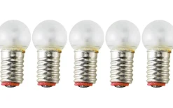 Microlampa E5 12V 0,4W Frostad 5-pack
