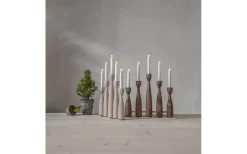 Midja Adventsljusstake 47cm Brun Valnöt