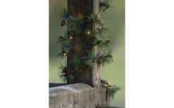 Konstsmide Midvinterljus Batteridriven Girlang 5m Amber LED IP44* Girlanger|Batteri Julpynt Utomhus