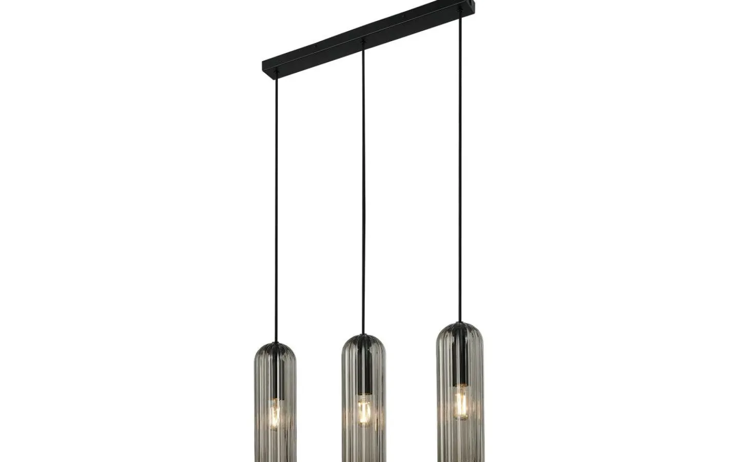 Nordlux Miella Taklampa 3L 52cm Rökfärgad* Kök & Matplats|Avlånga Taklampor