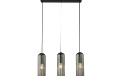 Nordlux Miella Taklampa 3L 52cm Rökfärgad* Kök & Matplats|Avlånga Taklampor