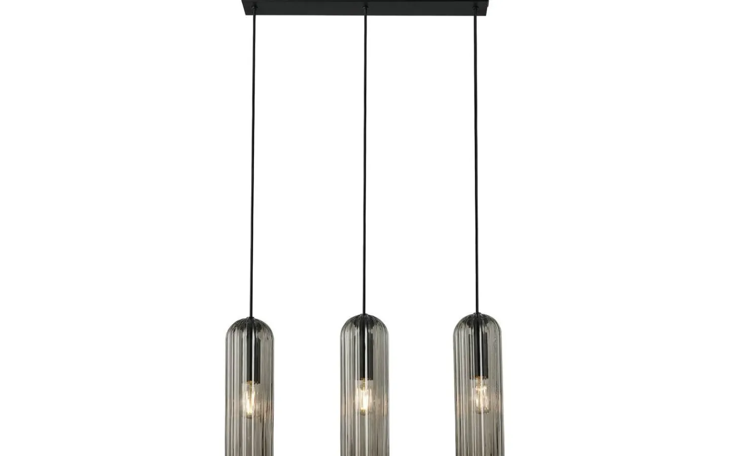 Nordlux Miella Taklampa 3L 52cm Rökfärgad* Kök & Matplats|Avlånga Taklampor