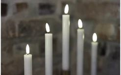 Batteridrivna Adventsljusstakar|Visa Alla Adventsljusstakar<Markslojd Mila Batteridriven Adventsljusstake 5L 47cm Brun