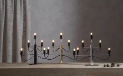 Milano Adventsljusstake Mässing 38cm