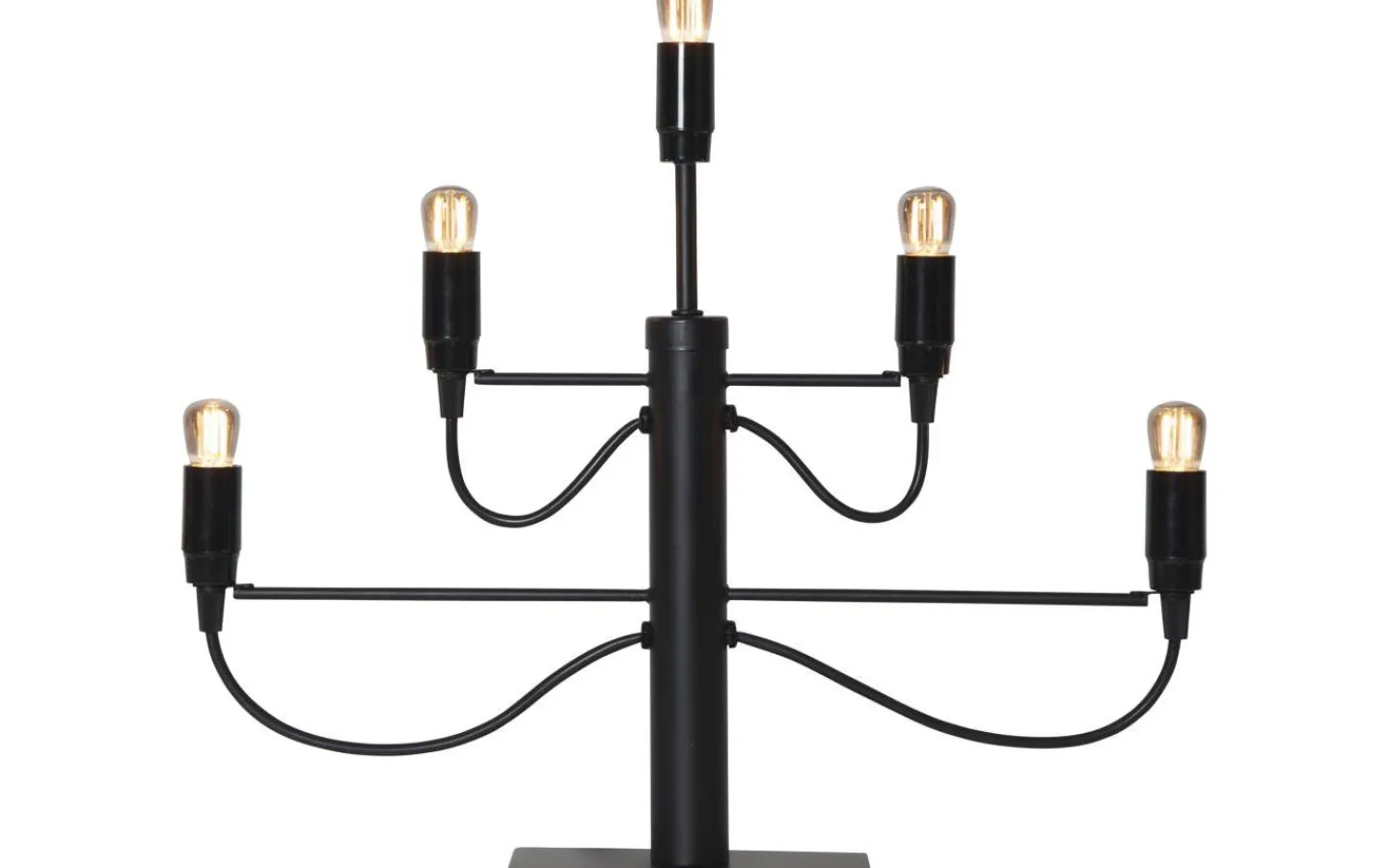 Adventsljusstakar 31-60 Cm<Star Trading Milano Adventsljusstake Svart 38cm