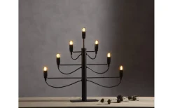Visa Alla Adventsljusstakar|Adventsljusstakar 31-60 Cm<Star Trading Milano Adventsljusstake Svart 52cm