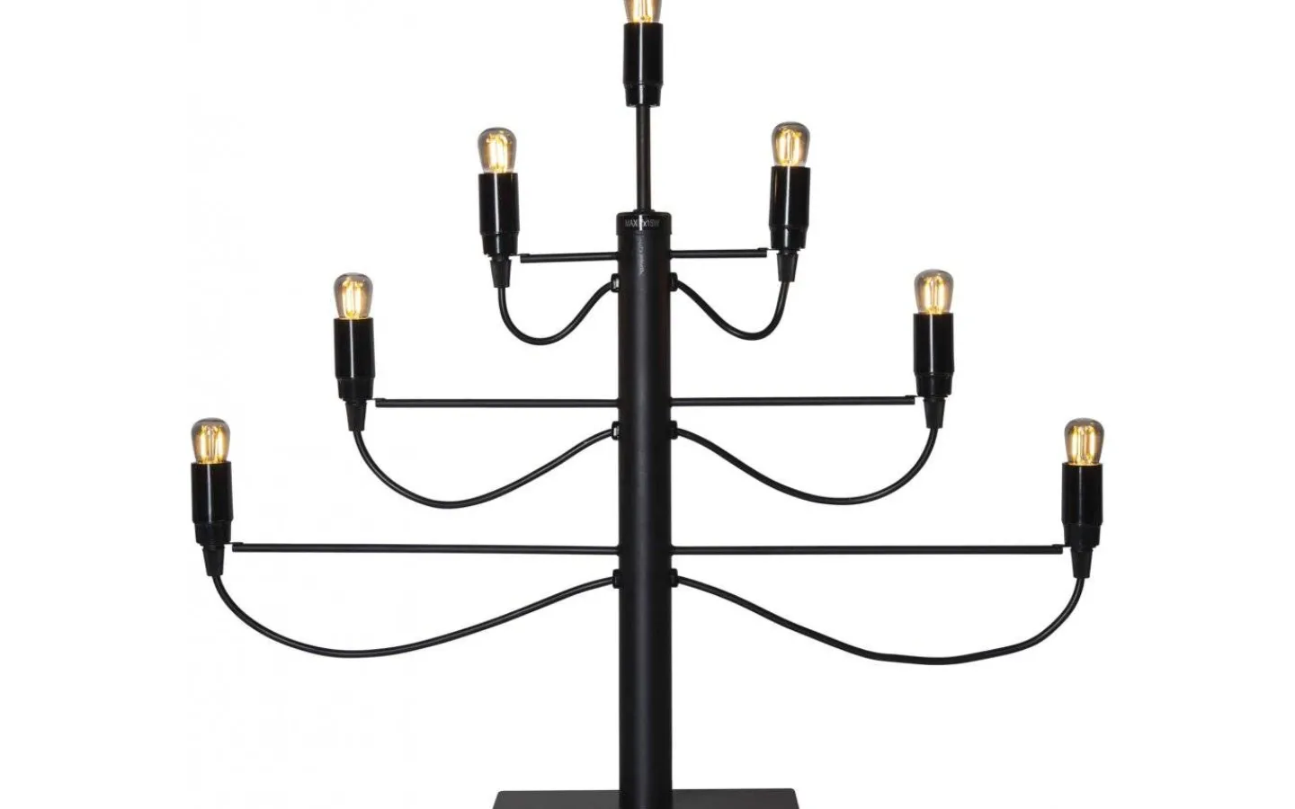 Visa Alla Adventsljusstakar|Adventsljusstakar 31-60 Cm<Star Trading Milano Adventsljusstake Svart 52cm