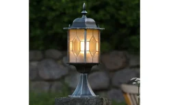 Konstsmide Milano Grindstolpslykta Antiksvart IP43* Pollare & Grindlyktor