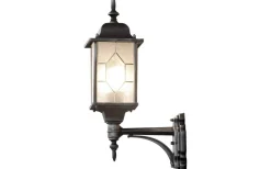 Vägglyktor<Konstsmide Milano Vägglampa Upp Antiksvart IP43