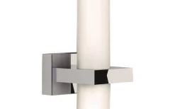 Badrumslampor Vägg<Aneta Milazzo Vägglampa Krom/Opalvit IP44