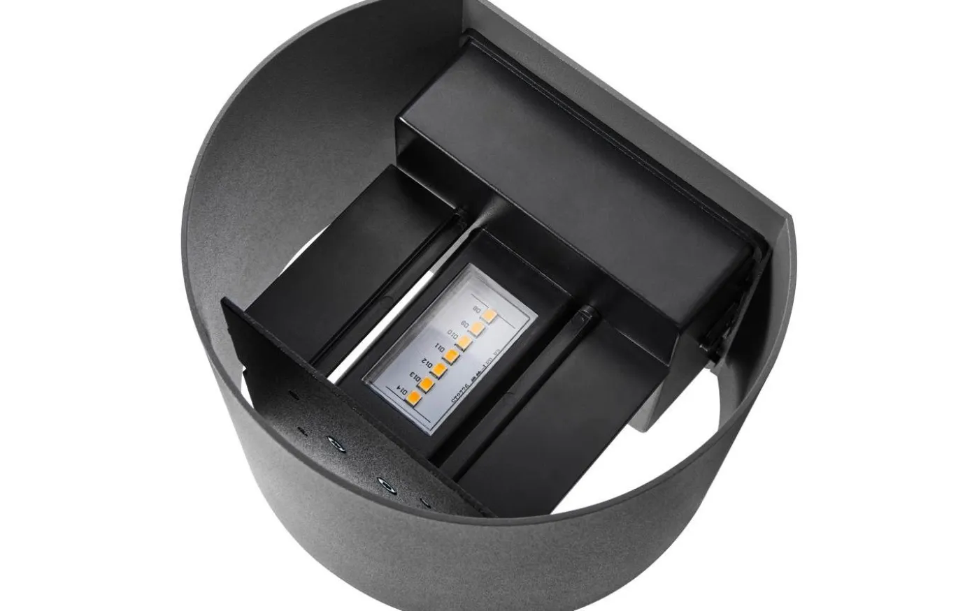 Milda Vägglampa LED 3000K 4,9W Antracit IP44