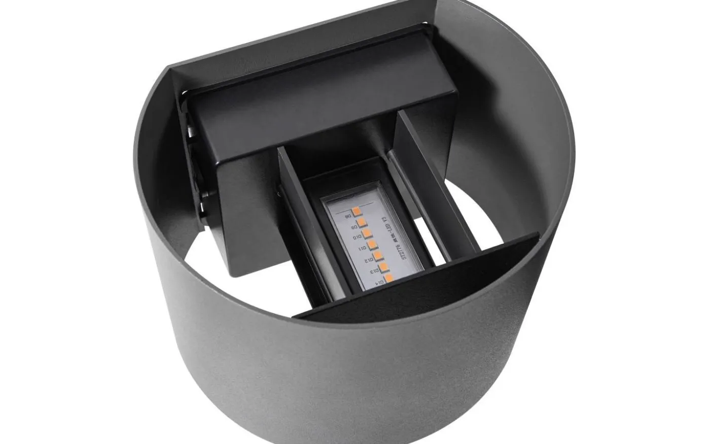 Milda Vägglampa LED 3000K 4,9W Antracit IP44