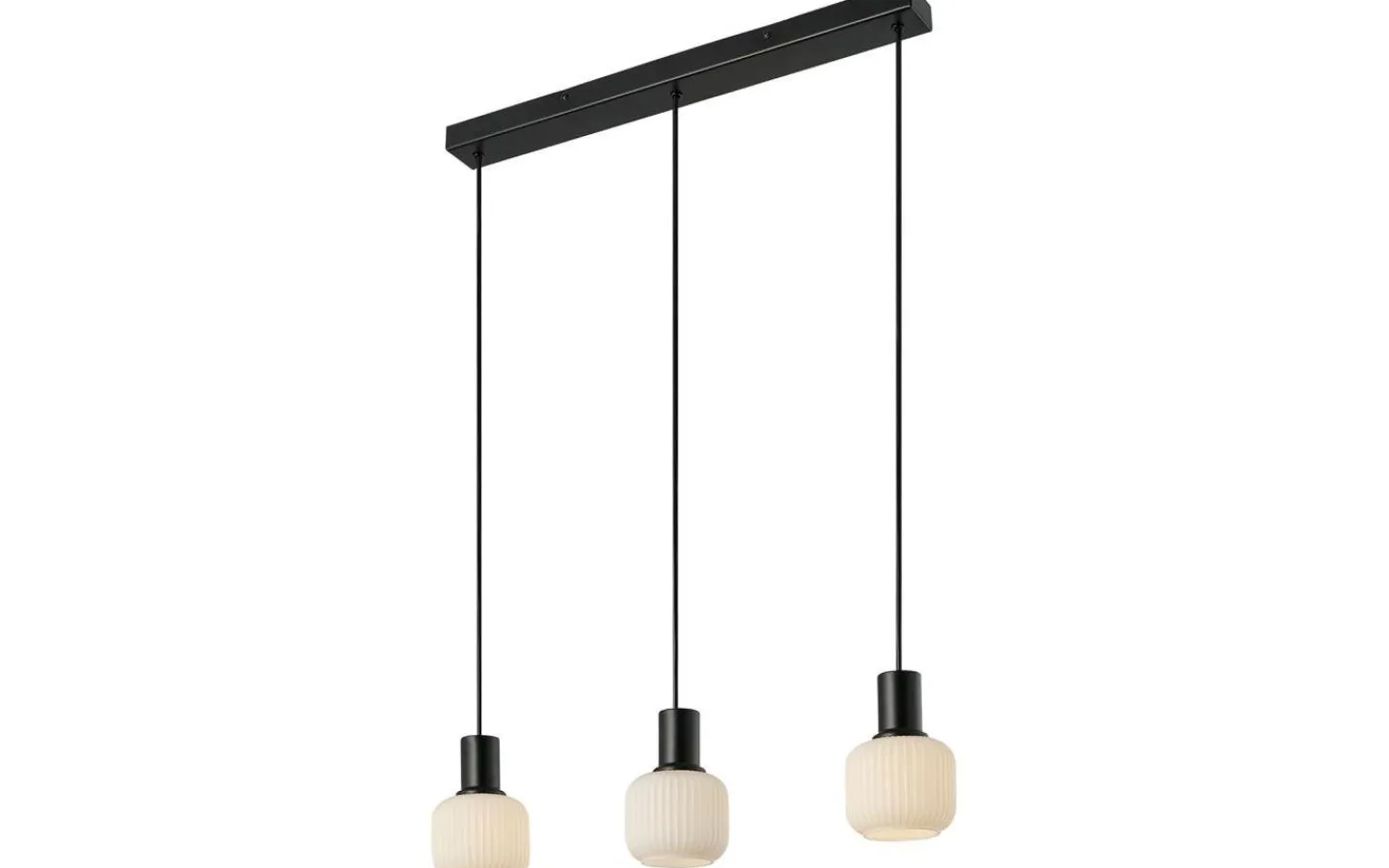 Nordlux Milford Mini Taklampa 3L 52cm Svart* Kök & Matplats|Avlånga Taklampor