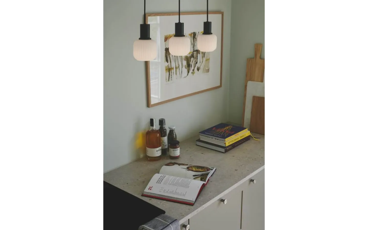 Nordlux Milford Mini Taklampa 3L 52cm Svart* Kök & Matplats|Avlånga Taklampor