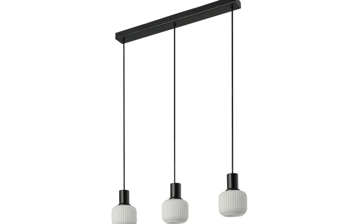 Nordlux Milford Mini Taklampa 3L 52cm Svart* Kök & Matplats|Avlånga Taklampor