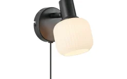 Milford Mini Vägglampa Svart