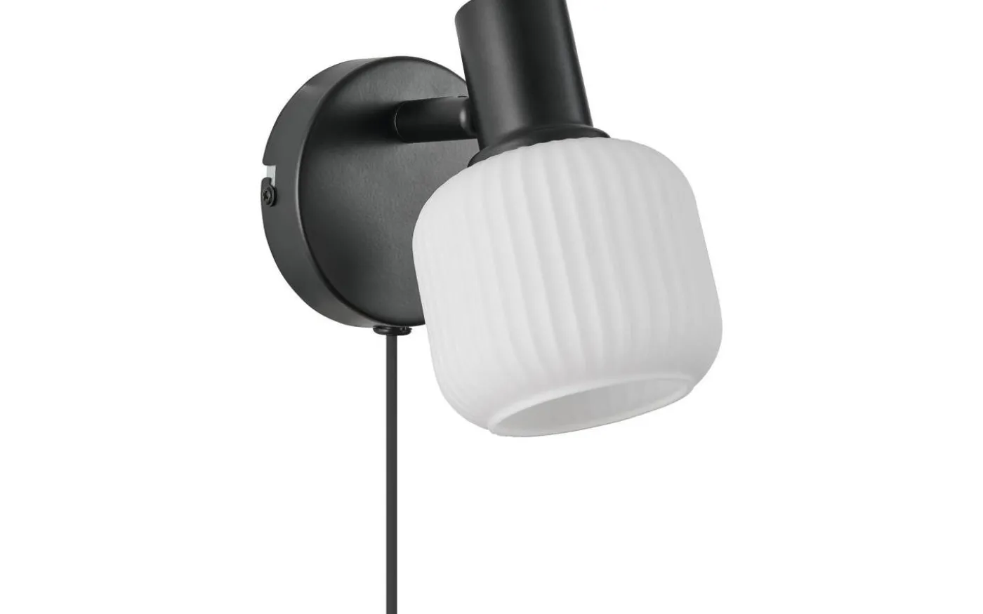 Milford Mini Vägglampa Svart