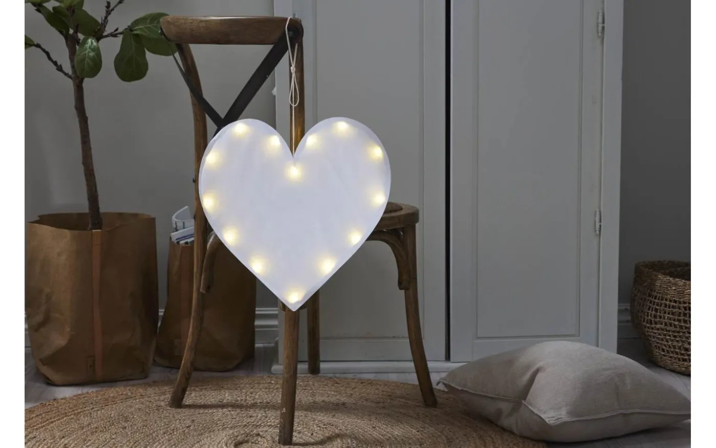 Milla Hängande Dekoration 40cm Hjärta