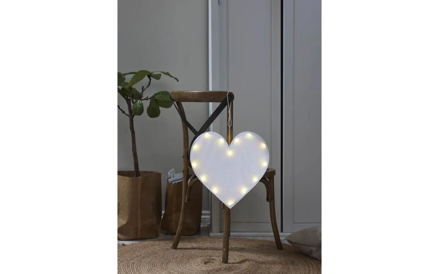 Milla Hängande Dekoration 40cm Hjärta