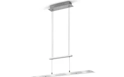 Avlånga Taklampor<Reality Milos Takpendel LED i borstat stål