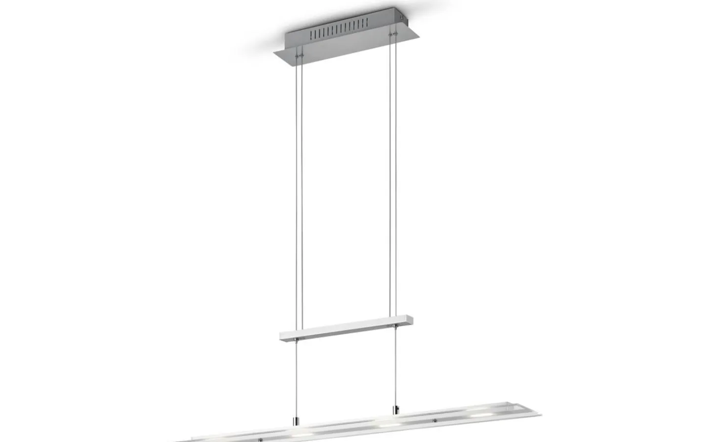 Avlånga Taklampor<Reality Milos Takpendel LED i borstat stål