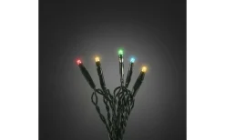 Ljusslingor Med Färgade Lampor<Konstsmide Mini Ljusslinga 2,38m Multi, Mörkgrön Inomhus