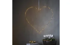 Julpynt Inomhus<Star Trading Mira Hängande Dekoration Hjärta 70cm Svart