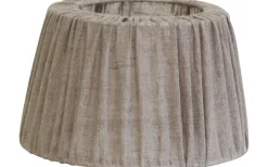 Hallbergs Mirja Lampskärm Ø20cm Brun* Plisserade Lampskärmar