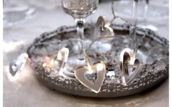 Batteri Julpynt Inomhus|Batterislingor Inomhus<Star Trading Mirrola Batteridriven Ljusslinga Hjärtan