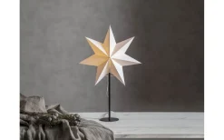Star Trading Mixa Julstjärna på Fot 50cm Vit* Visa Alla Julstjärnor|Julstjärnor På Fot