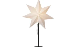 Star Trading Mixa Julstjärna på Fot 50cm Vit* Visa Alla Julstjärnor|Julstjärnor På Fot