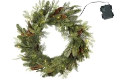 Star Trading Mixi Batteridriven Krans 60cm* Kransar|Batteri Julpynt Utomhus