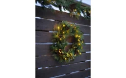 Star Trading Mixi Batteridriven Krans 60cm* Kransar|Batteri Julpynt Utomhus