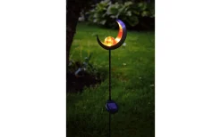 Månskära Solcellslampa Melilla Med Glaskula LED