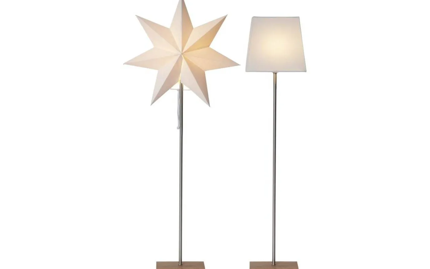 Moa Lampfot Med Skärm+Stjärna Ek