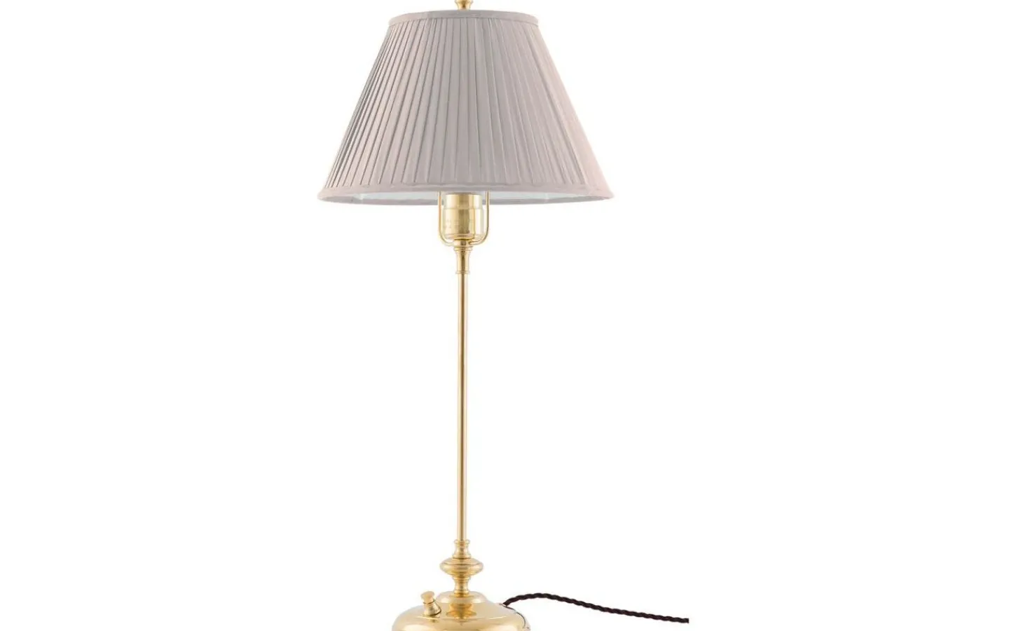 Lampfötter|Bordslampor<Karlskrona Lampfabrik Moberg - Mässing