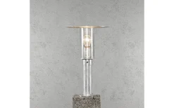 Konstsmide Mode Grindstolpslykta 44cm Galvaniserat Stål IP54* Kustnära Belysning|Pollare & Grindlyktor