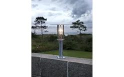 Konstsmide Mode Grindstolpslykta 44cm Galvaniserat Stål IP54* Kustnära Belysning|Pollare & Grindlyktor