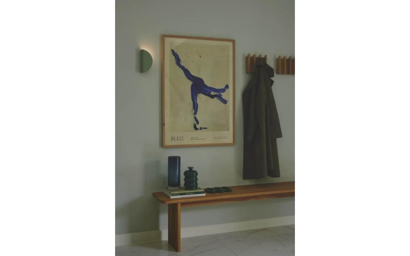 Model 2110 Vägglampa 21cm Grön