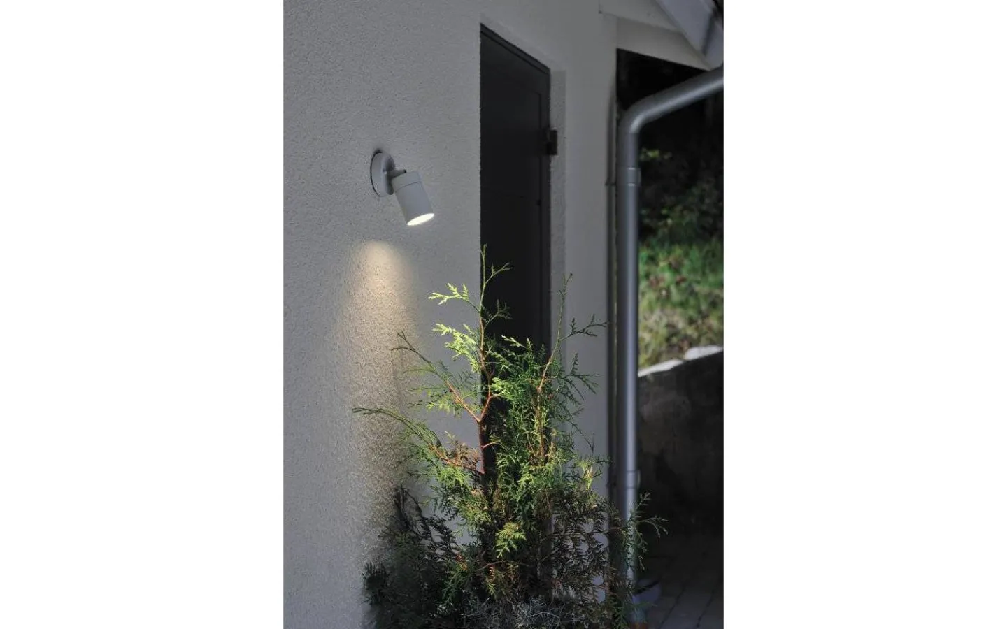 Konstsmide Modena Riktbar Vägglampa Grå IP44* Upp Eller Nedljus Lampor|Vägglampor Utomhus