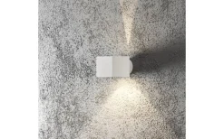 Upp & Nedljus Lampor<Konstsmide Modena Vägglampa Kvadrat Vit IP44