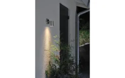 Upp Eller Nedljus Lampor<Konstsmide Modena Vägglampa Ned Rostfritt Stål IP44